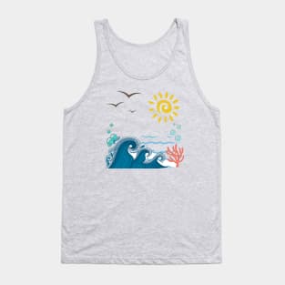 Summer and Sea Tank Top